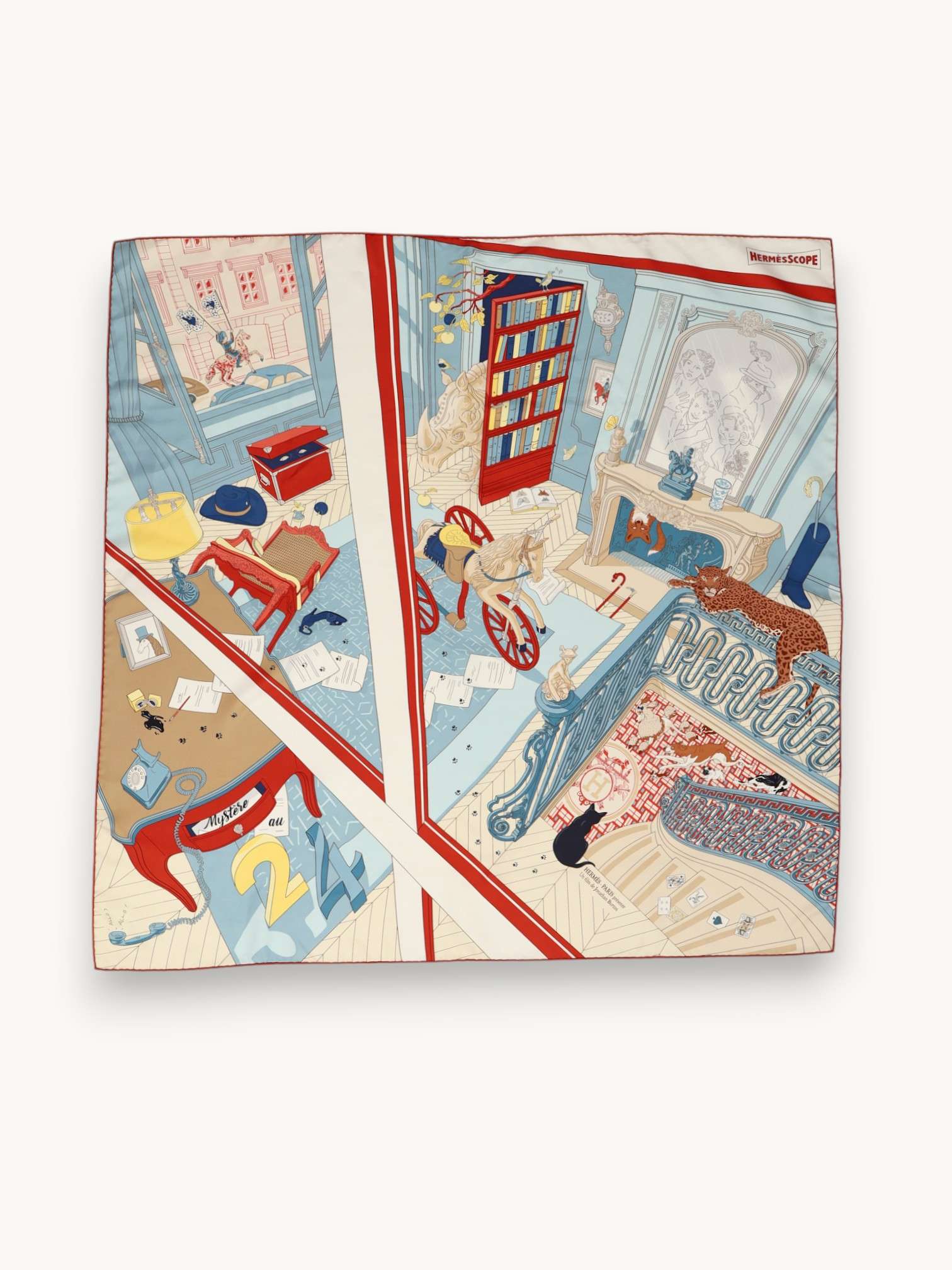Hermes Silk Scarf