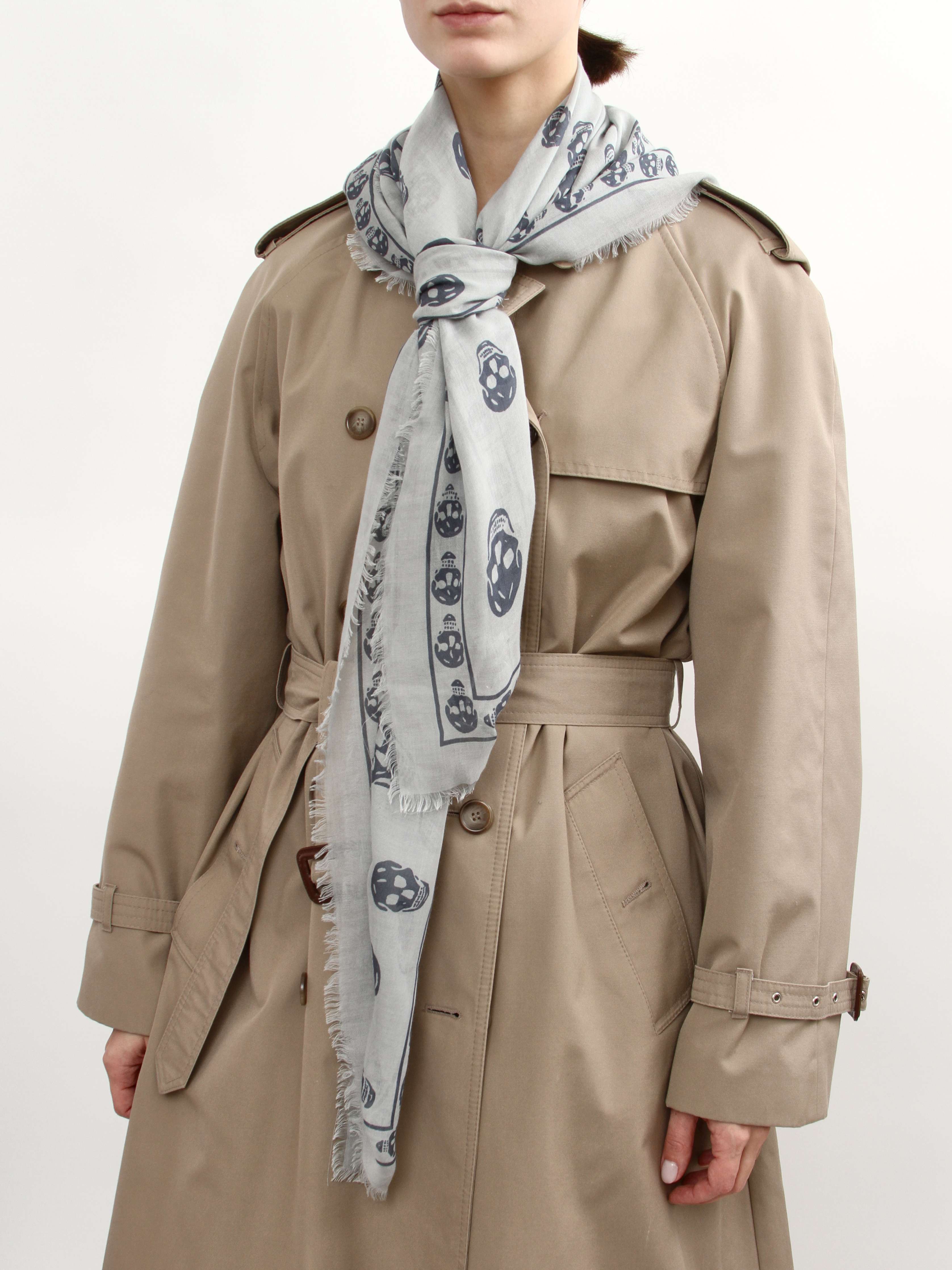 Аксессуары Alexander Mcqueen Silk Scarf изображение #6