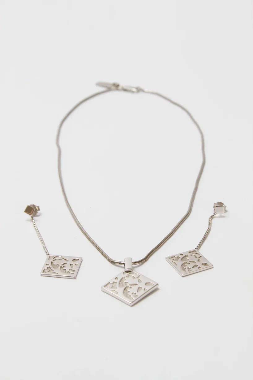 Kenzo Earrings and Necklace 2