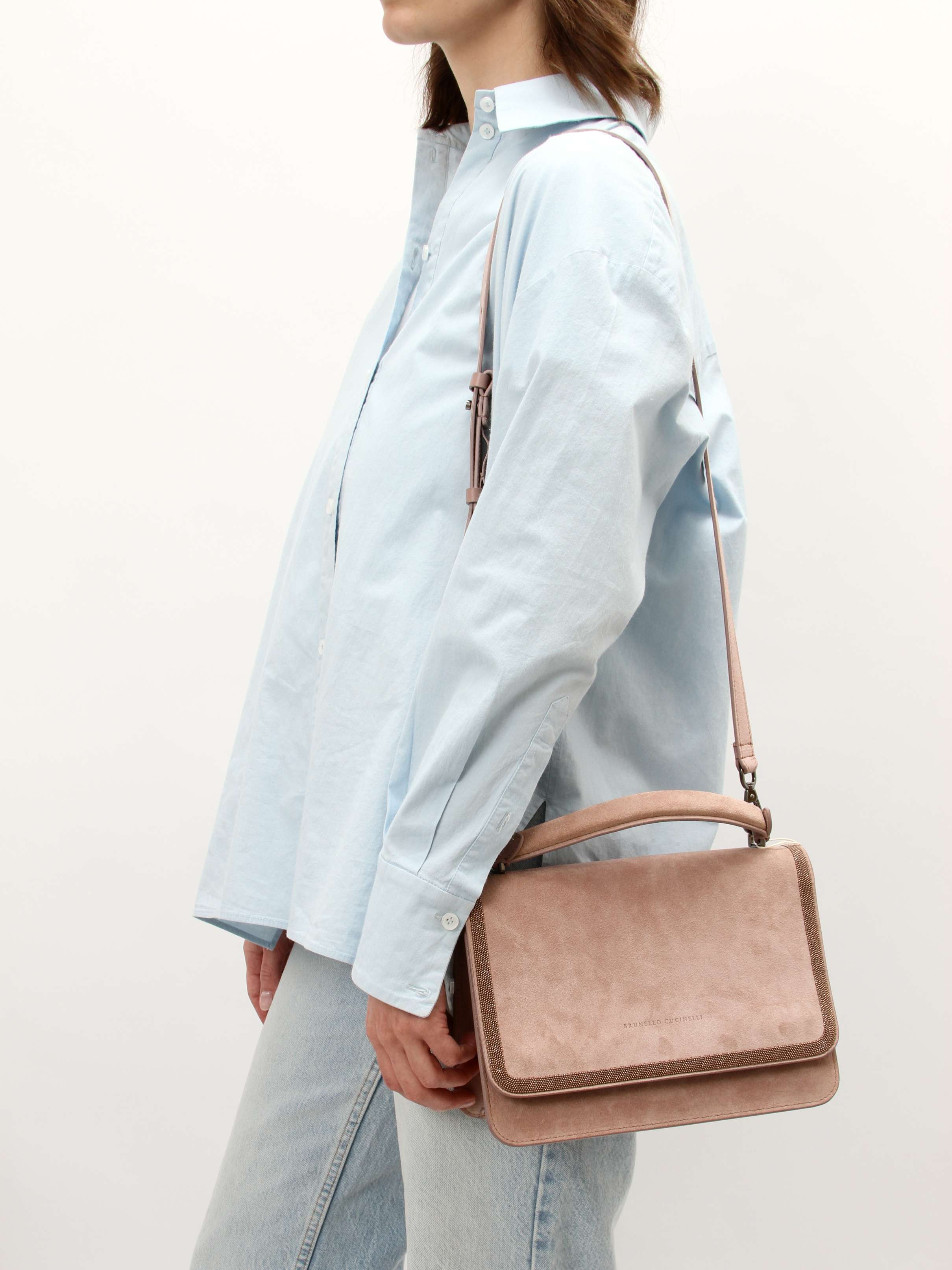 Сумки Brunello Cucinelli Leather Bag изображение #19