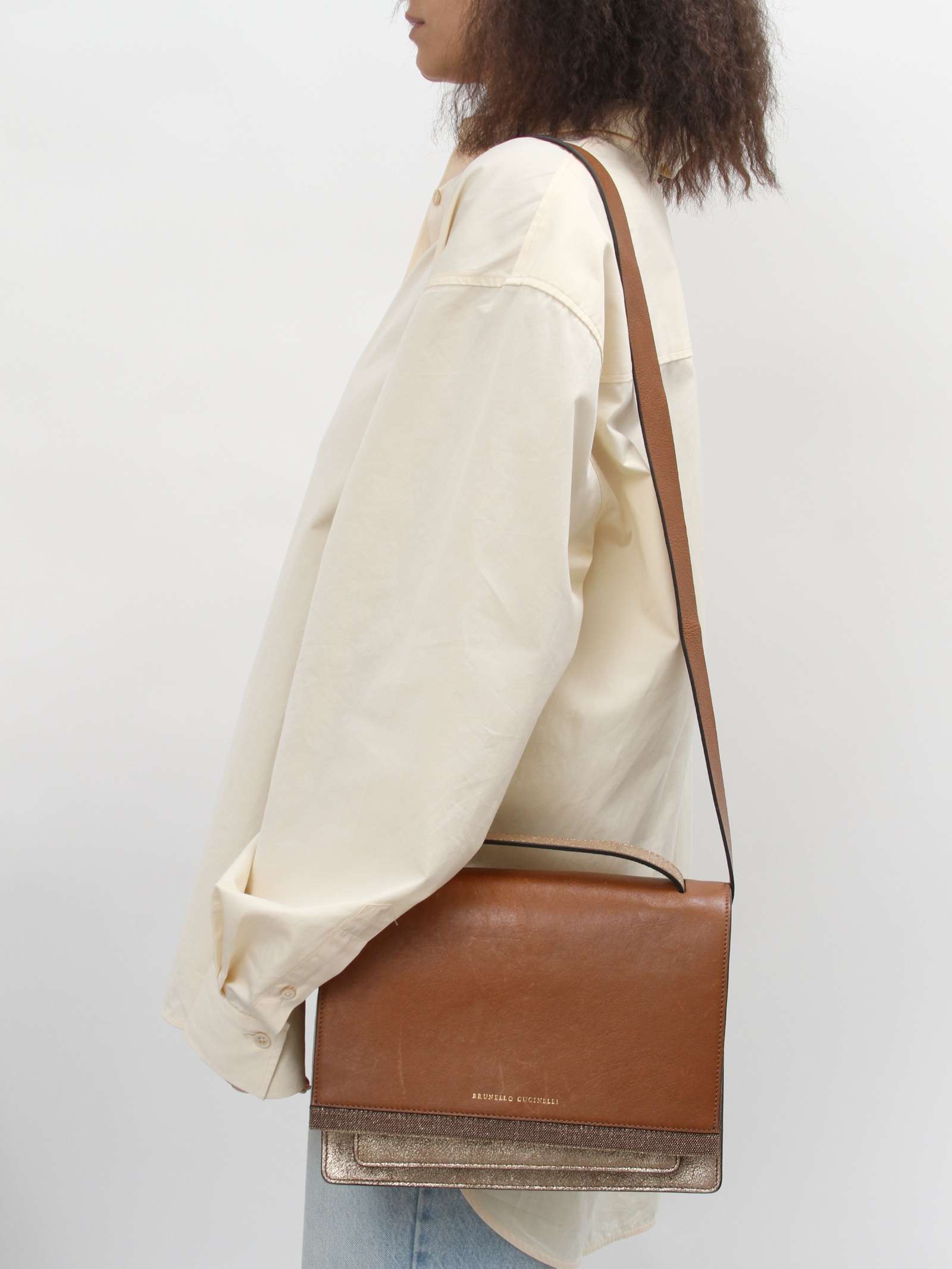 Сумки Brunello Cucinelli Leather Bag изображение #11