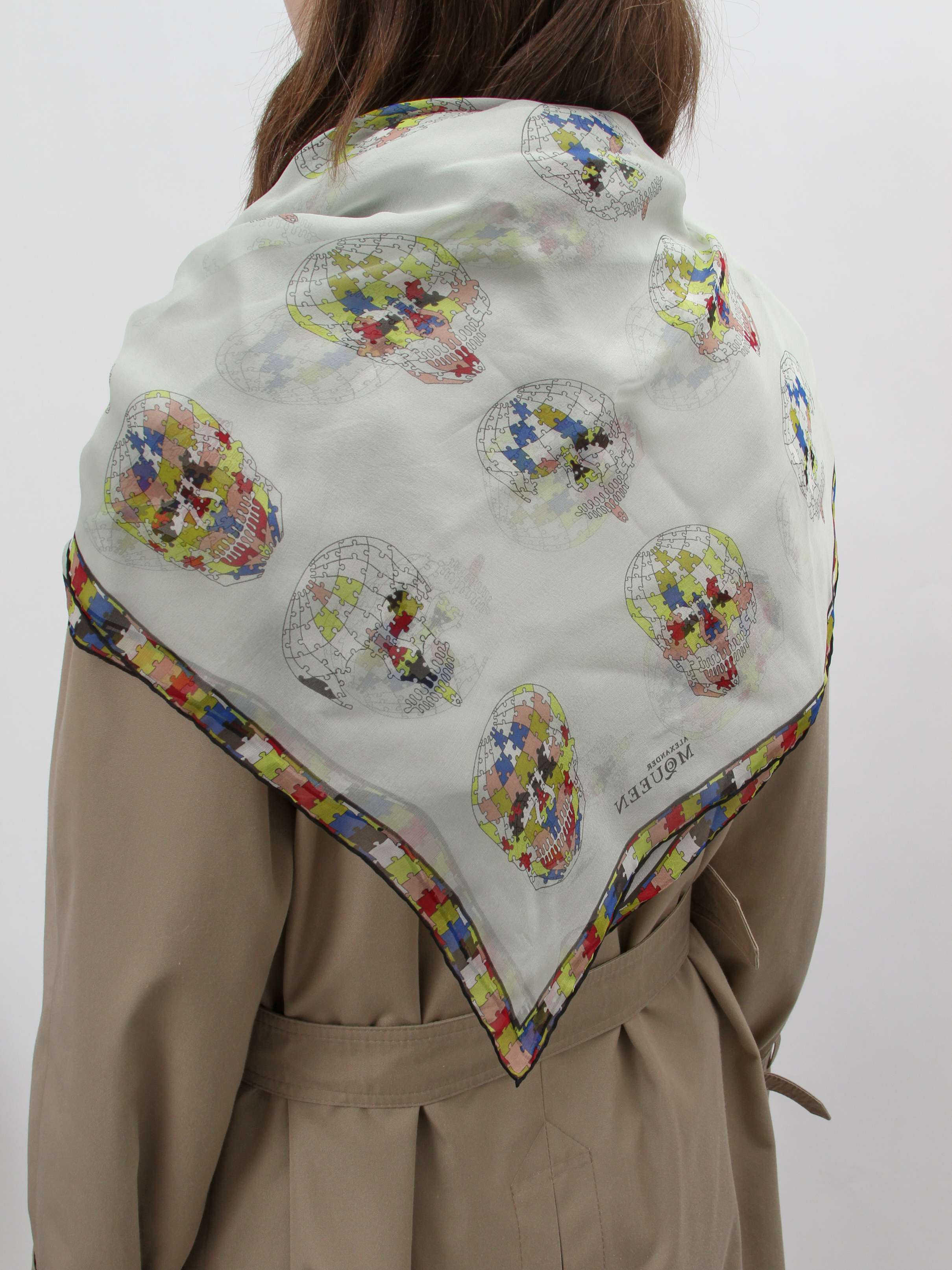 Аксессуары Alexander Mcqueen Silk Scarf изображение #12