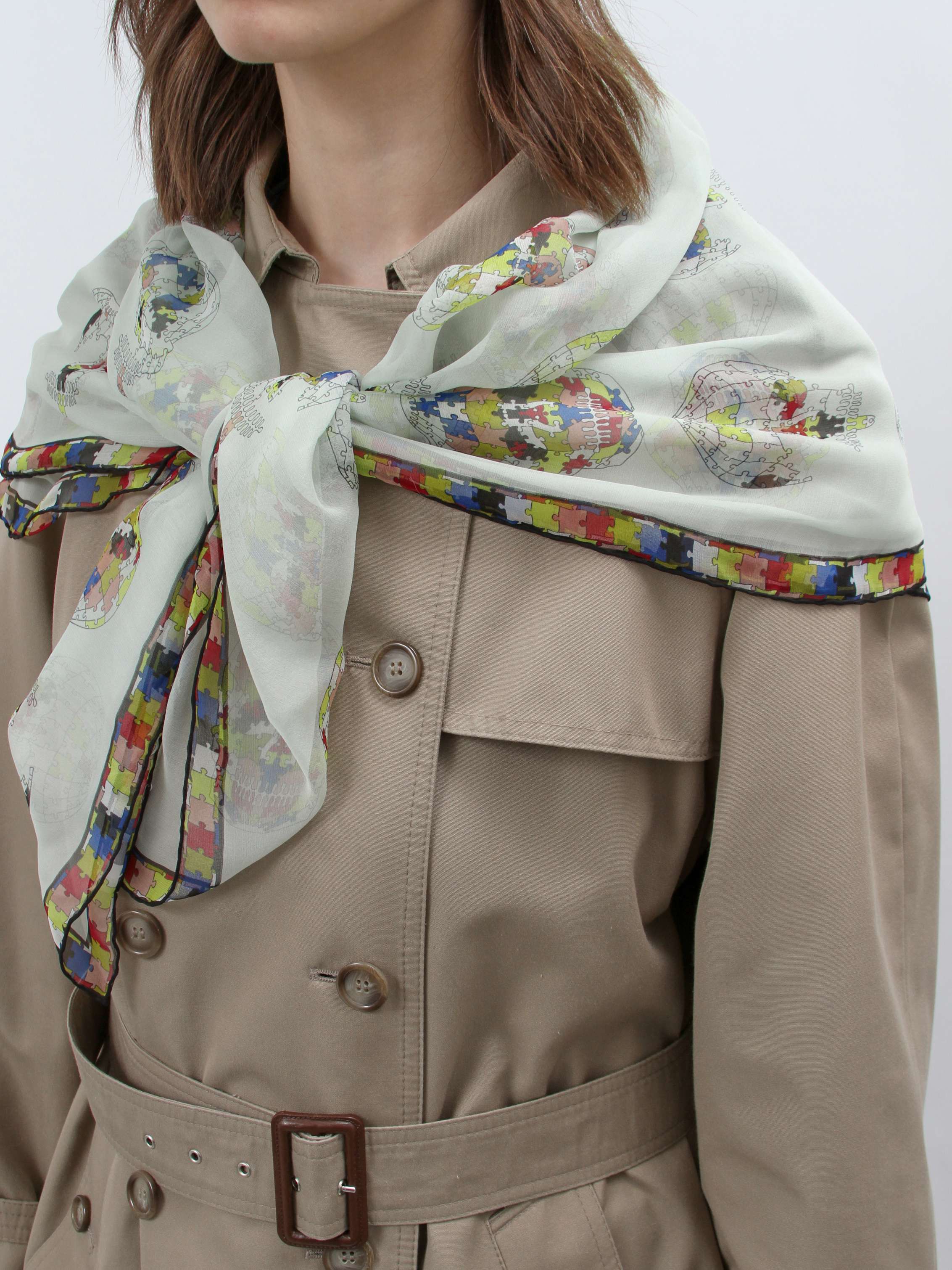 Аксессуары Alexander Mcqueen Silk Scarf изображение #11