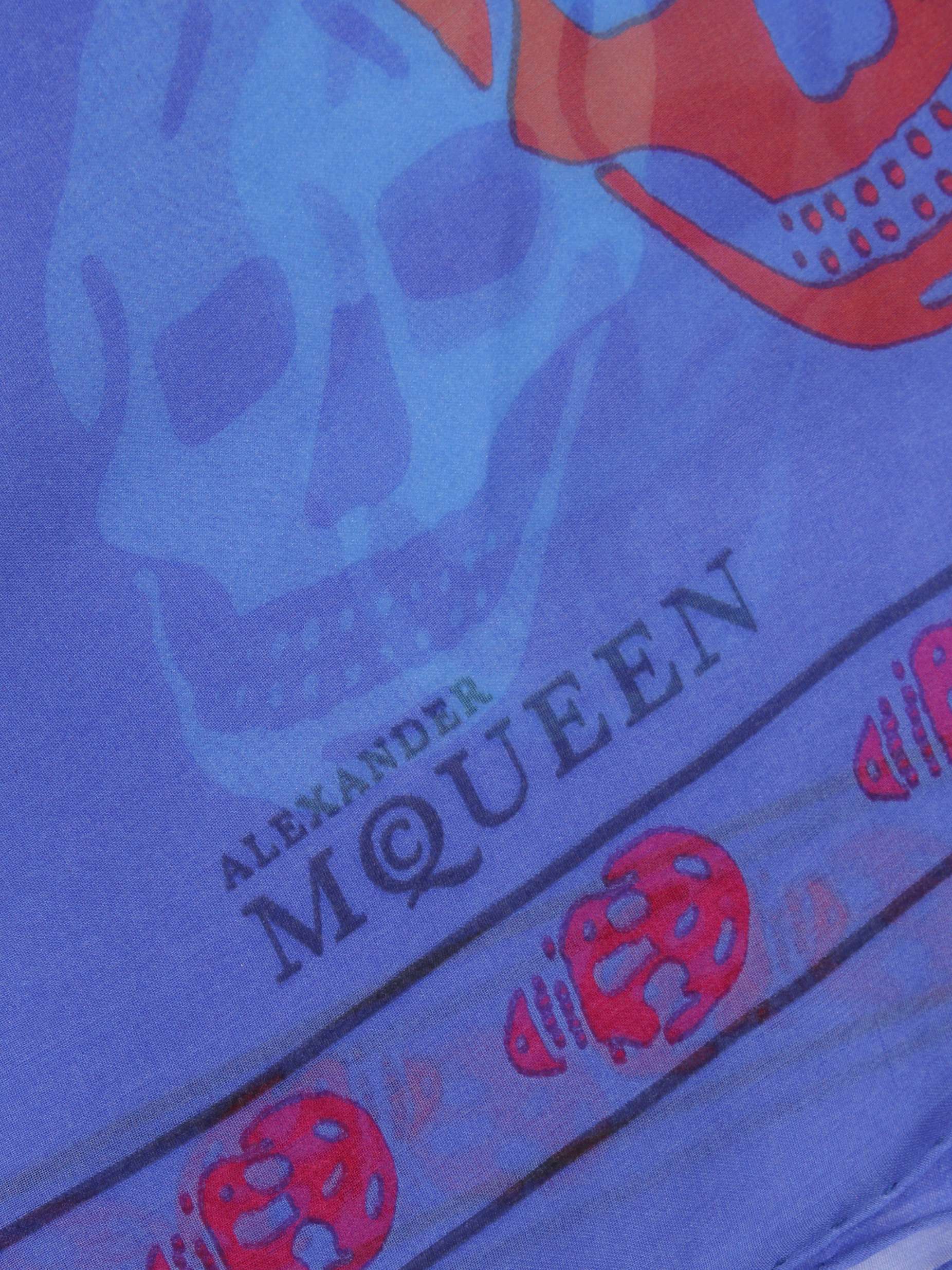 Аксессуары Alexander Mcqueen Silk Scarf изображение #5