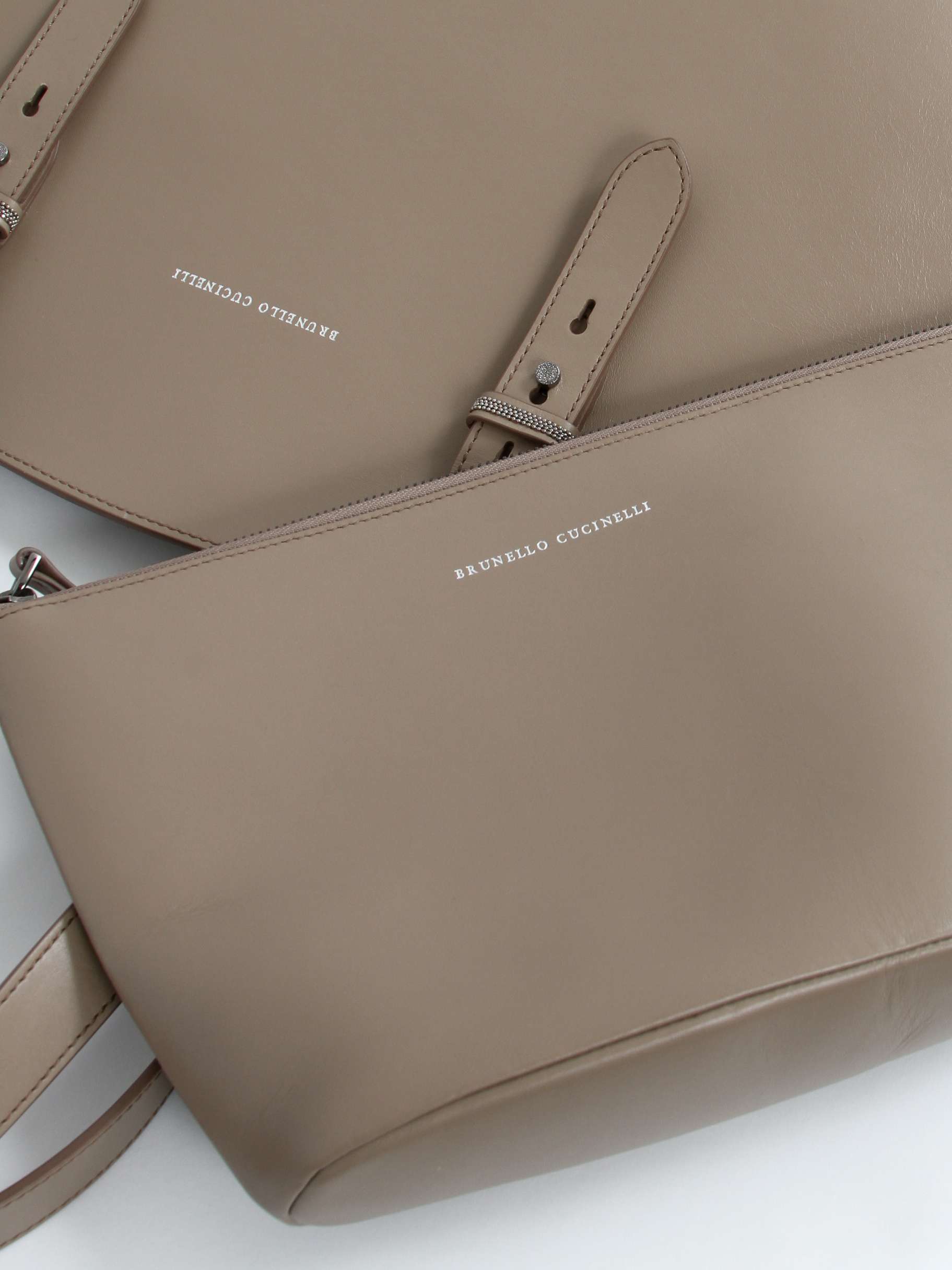 Сумки Brunello Cucinelli Leather Bag изображение #7