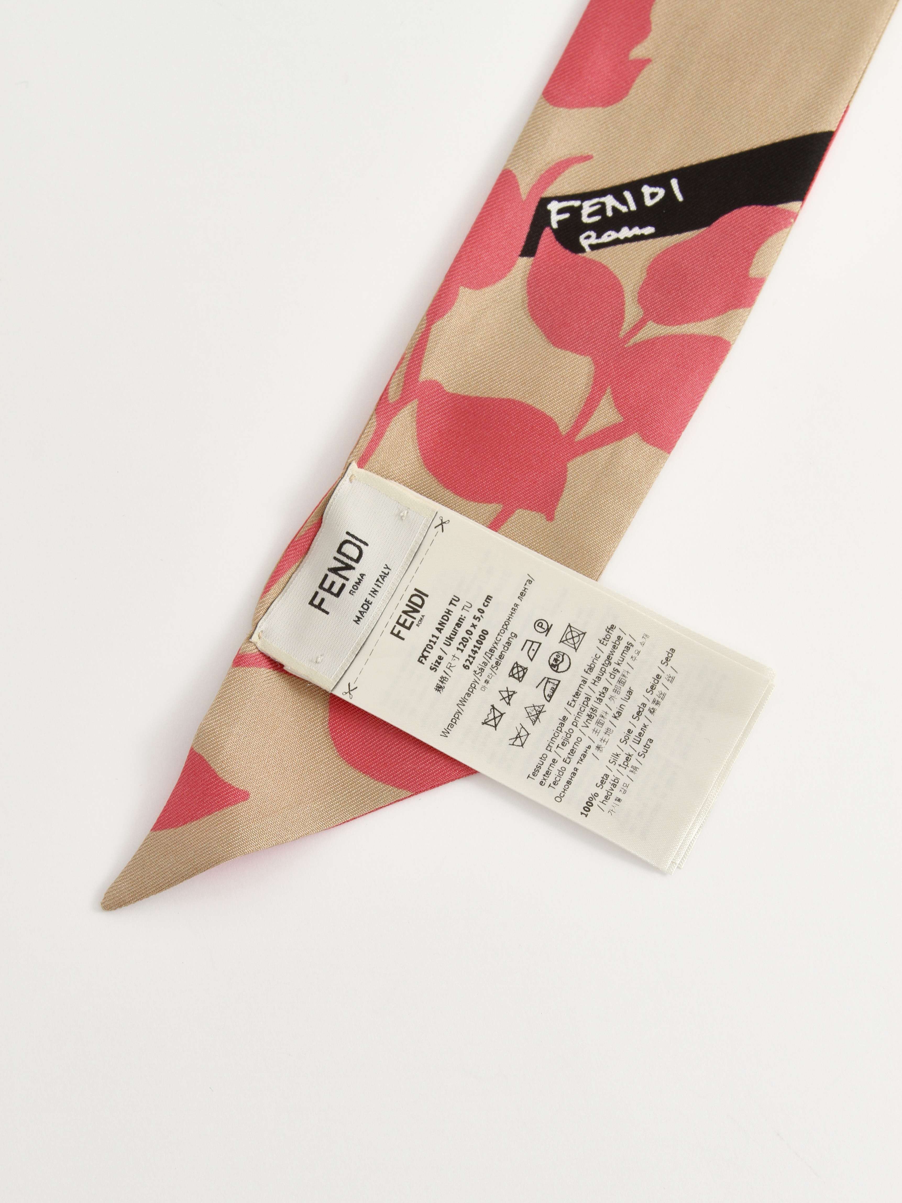 Аксессуары Fendi Silk Scarf изображение #4