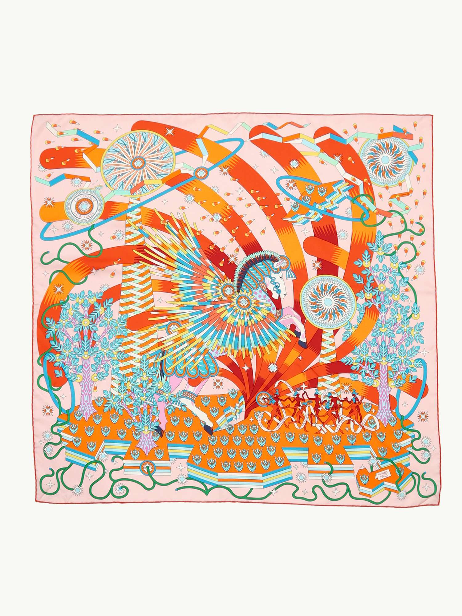 Hermes Silk Scarf