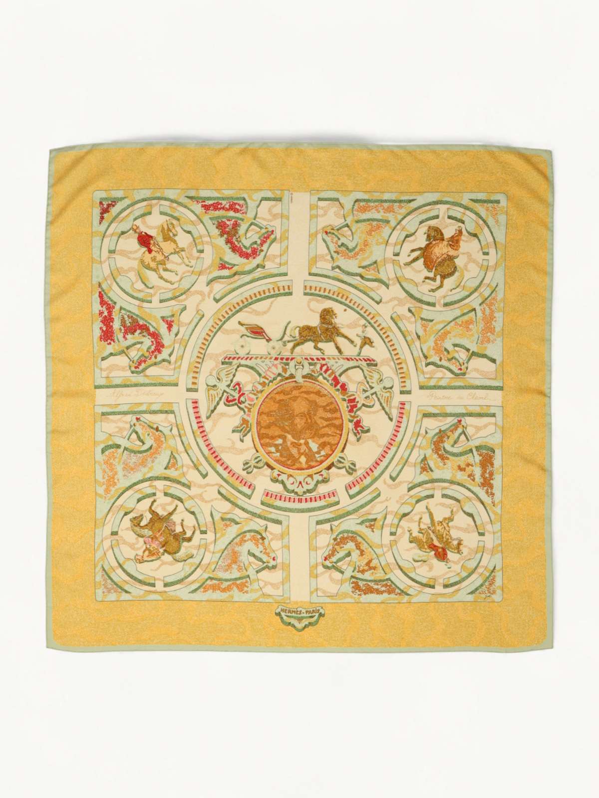 Hermes Silk Scarf 