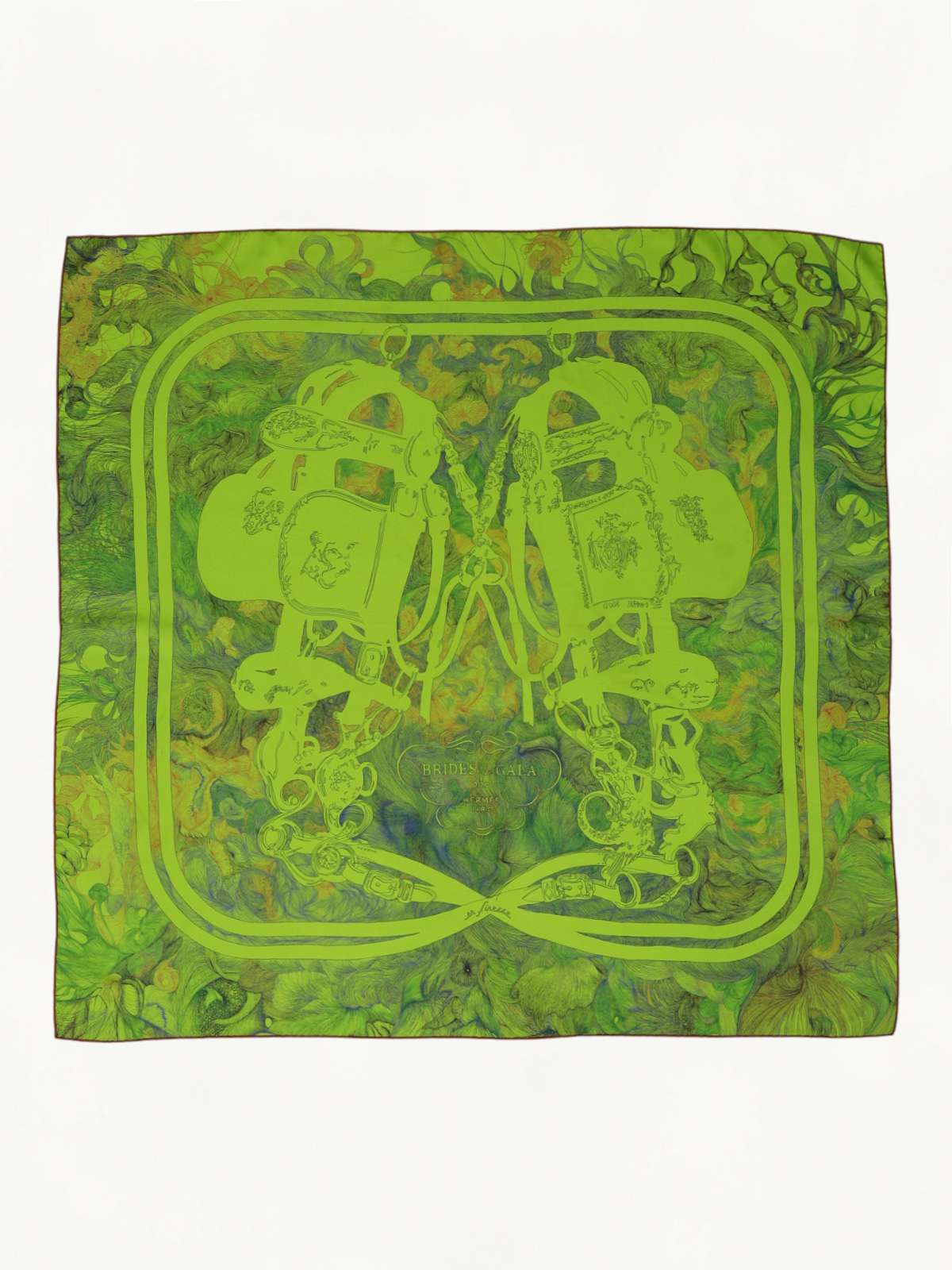 Hermes Silk Scarf 