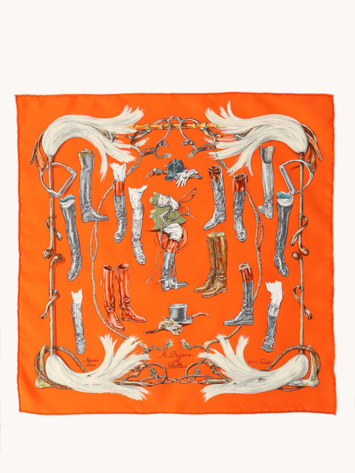 Hermes Silk Scarf 