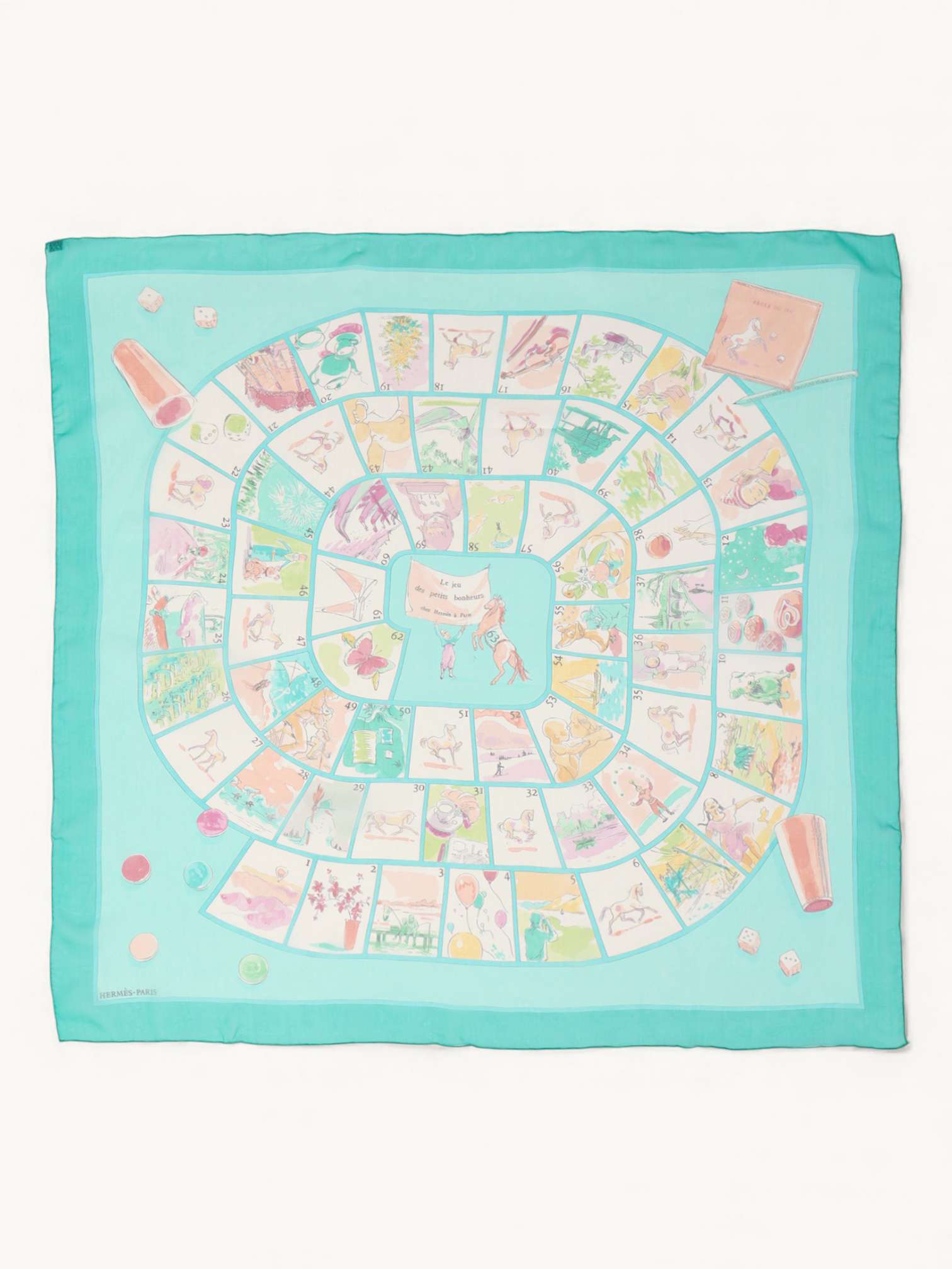 Hermes Silk Scarf 